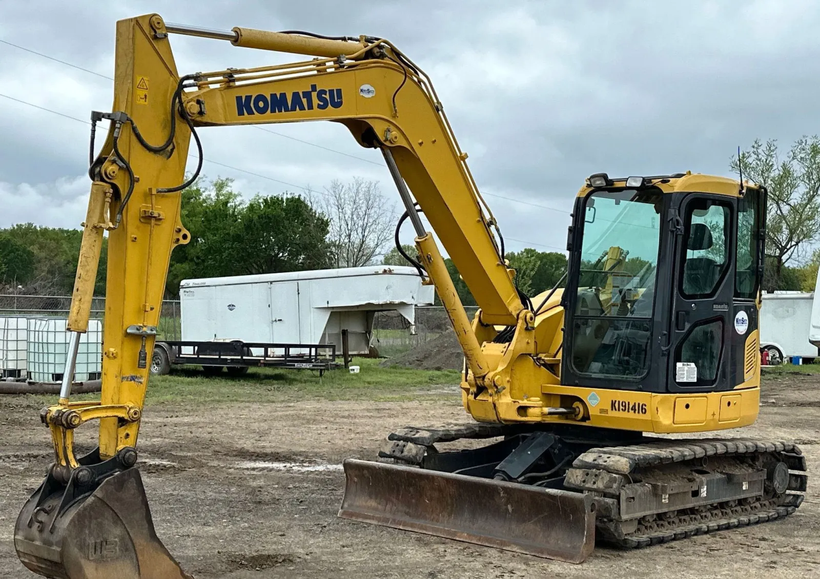 2019 Komatsu PC88MR-10 Mini Excavator